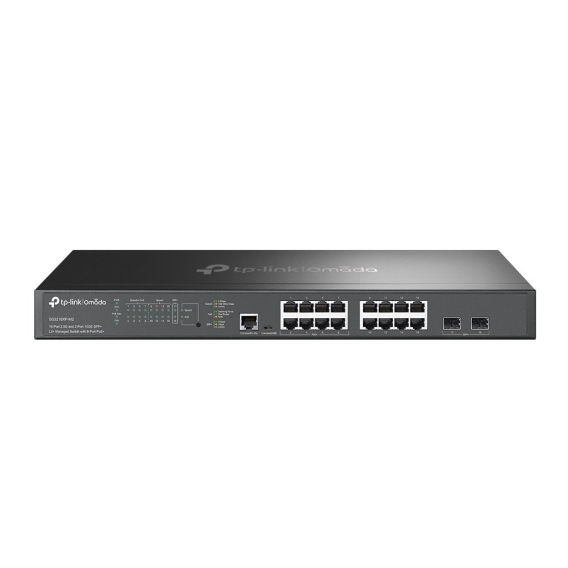 Obrázok pre TP-Link Omada SG3218XP-M2 síťový přepínač Řízený L2+ 2.5G Ethernet (100/1000/2500) Podpora napájení po Ethernetu (PoE) 1U Černá