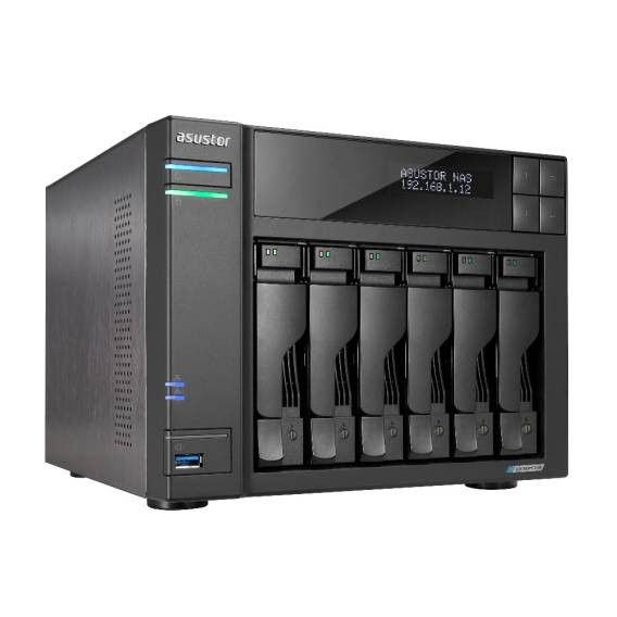 Obrázok pre Asustor LOCKERSTOR 6 NAS Desktop Intel® Celeron® N5105 8 GB DDR4 HDD ADM Černá