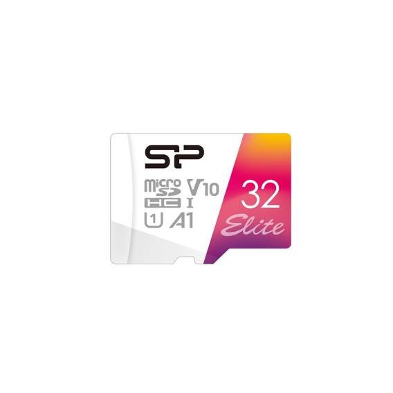 Obrázok pre Silicon Power Elite Colorful 32 GB MicroSDHC UHS-I Třída 10 (SP032GBSTHBV1V20SP)