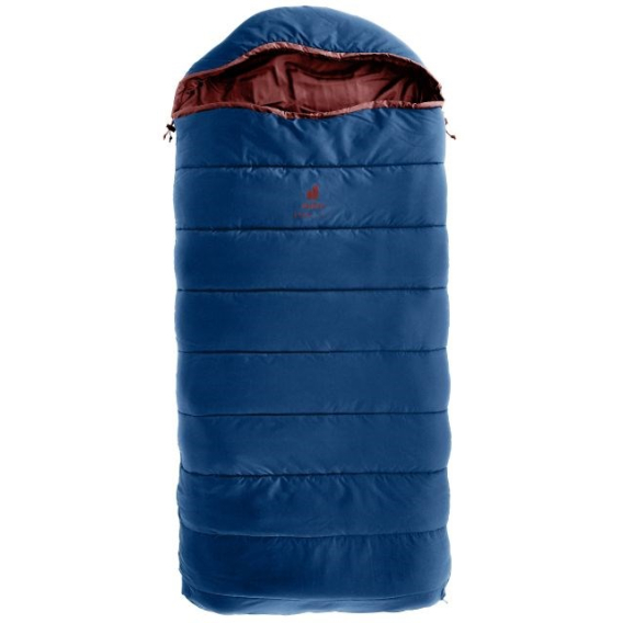 Dětský spací pytel Deuter Starlight SQ (130-170 cm) - nightblue/redwood Obrázok pre Dětský spací pytel Deuter Starlight SQ (130-170 cm) - nightblue/redwood