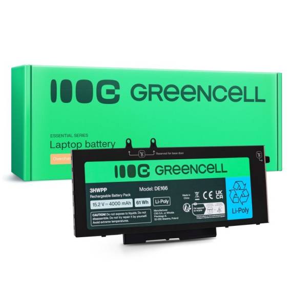 Obrázok pre GREEN CELL BATERIE DE166 DELL 4000MAH 15,2V