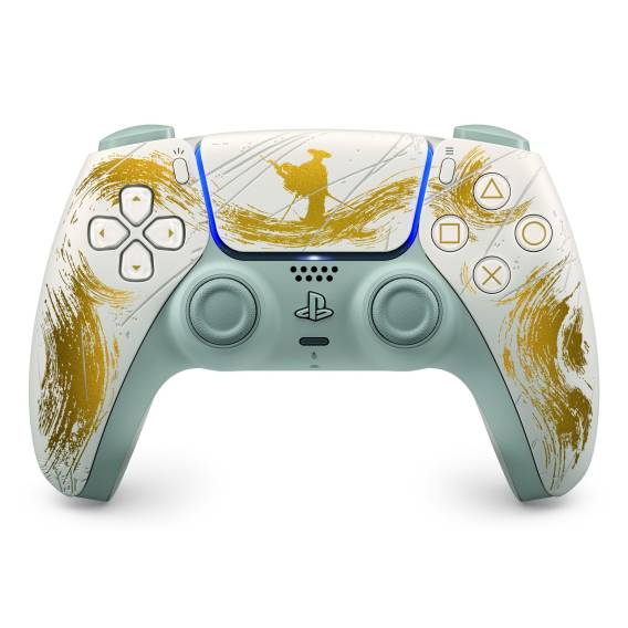 Obrázok pre Sony Dualsense Ghost of Yotei Limited Edition Zlato, Bílá Bluetooth/USB Gamepad Analogový/digitální PlayStation 5
