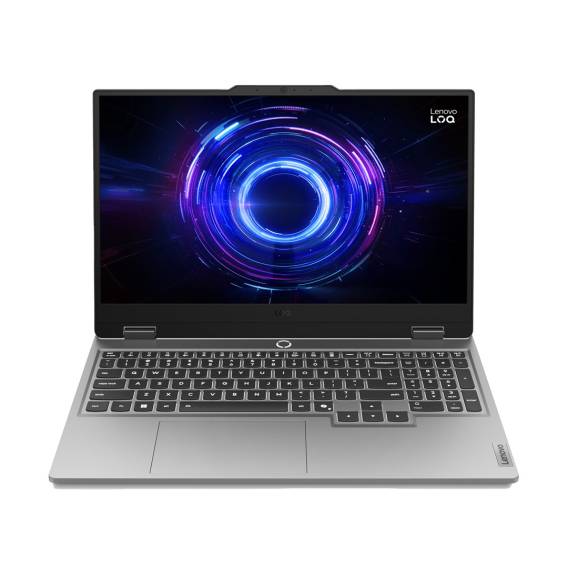 Obrázok pre Lenovo LOQ 15IRX10 Intel® Core™ i5 i5-13450HX Laptop 39,6 cm (15.6") Full HD 16 GB DDR5-SDRAM 512 GB SSD NVIDIA GeForce RTX 5050 Wi-Fi 6 (802.11ax) NoOS Šedá