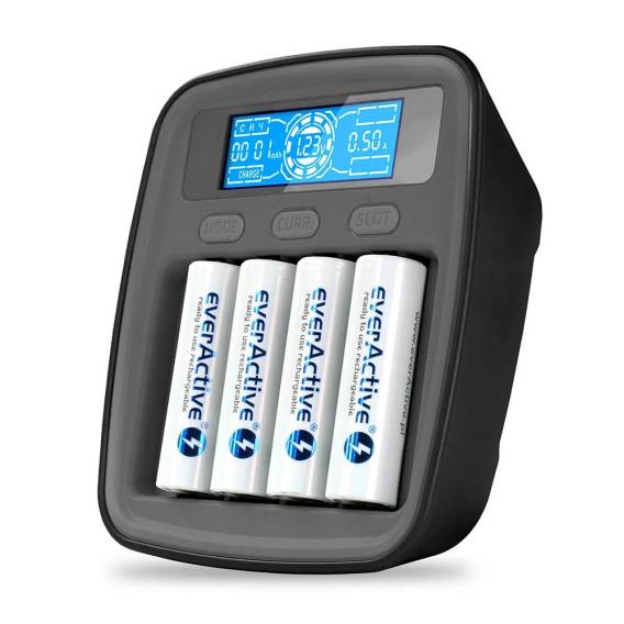 Obrázok pre Battery charger Ni-MH USB-C everActive NC1000MV2