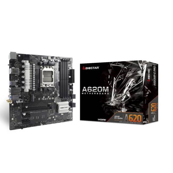 Obrázok pre Biostar A620MP-E PRO základní deska AMD A620 Zásuvka AM5 Micro ATX