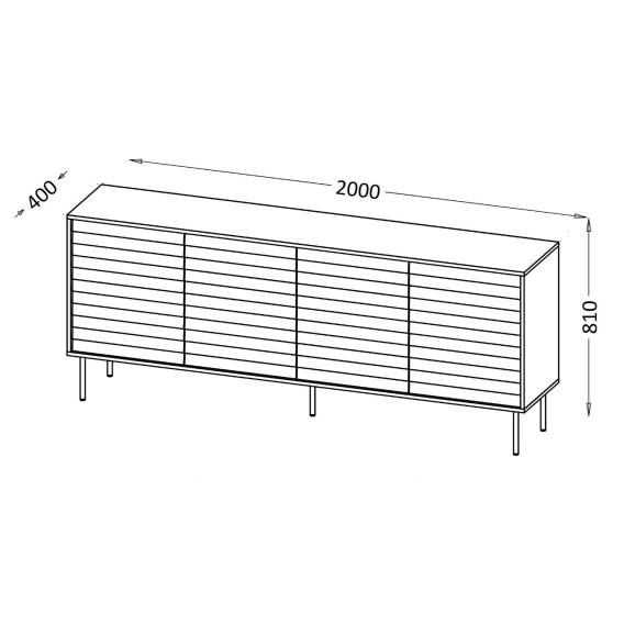Obrázok pre Cama CORTINA 490312 komoda
