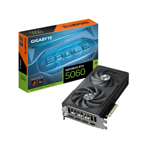 Obrázok pre GIGABYTE GeForce RTX 5060 EAGLE OC 8G NVIDIA 8 GB GDDR7