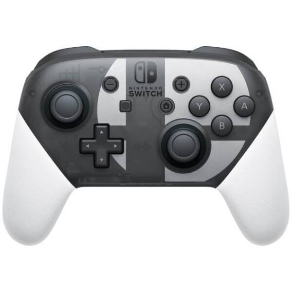 Obrázok pre Nintendo Switch Pro Controller Super Smash Bros. Ultimate Edition Černá, Šedá, Bílá Bluetooth Gamepad Analogový/digitální Nintendo Switch