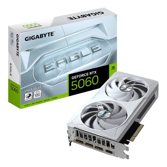 Obrázok pre GIGABYTE GeForce RTX 5060 EAGLE OC ICE 8G NVIDIA 8 GB GDDR7