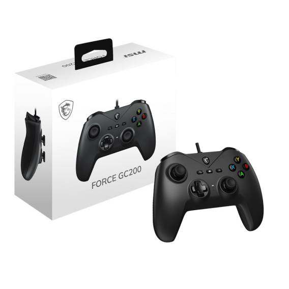 Obrázok pre MSI FORCE GC200 herní ovladač Černá USB Gamepad Analogový/digitální Android, PC