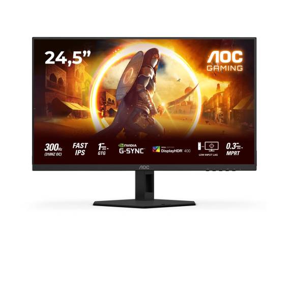 Obrázok pre AOC G4 25G4SRE počítačový monitor 62,2 cm (24.5") 1920 x 1080 px Full HD LED Černá, Červená