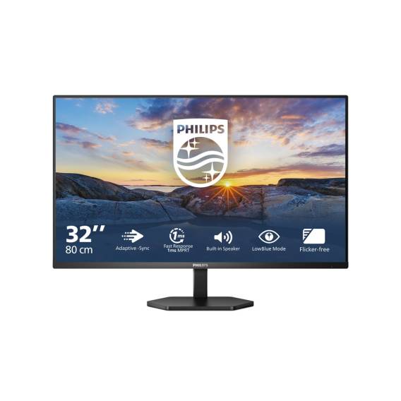 Obrázok pre Philips 3000 series 32E1N3100LA/00 počítačový monitor 80 cm (31.5") 1920 x 1080 px Full HD LCD Černá