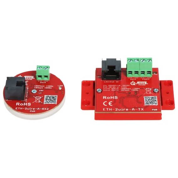 Obrázok pre Set of UTP/2-wire converters for LAN+PoE ETH-2WIRE