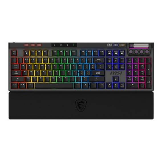 Obrázok pre Gaming keyboard black MSI STRIKE PRO W SILENT US