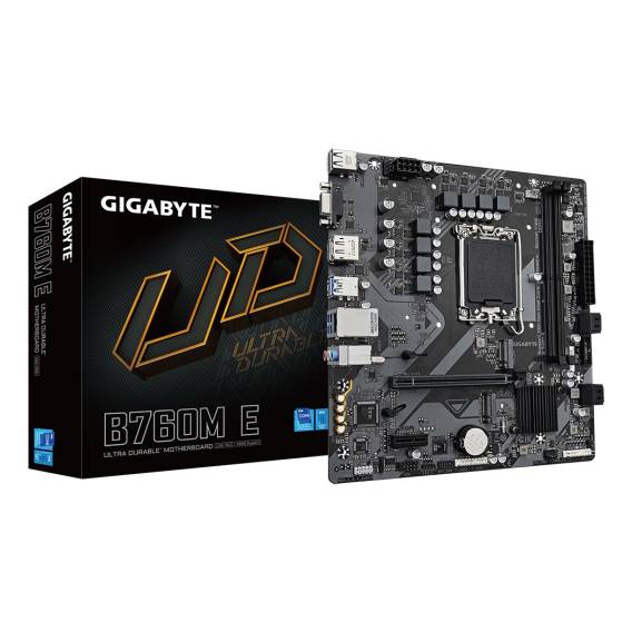 Obrázok pre GIGABYTE B760M E základní deska Intel B760 LGA 1700 Micro ATX