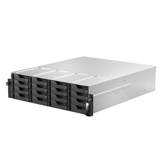 Obrázok pre NAS Asustor Lockerstor 16R Pro AS7216RDX, 3U rack, 16x (3.5" SATA HDD/ 2.5" SSD), AMD Ryzen 7 Pro 7745 8C 3.8GHz (up to 5.3GHz), 16GB ECC DDR5 4800 (Max. 192GB), 1x M.2 NVMe slot (PCIe Gen5x4), 2x 10Gb, 2x 1Gb, 1x PCIe Gen5x8,1x Pcie Gen5x4, 4x USB 3.2 Ge