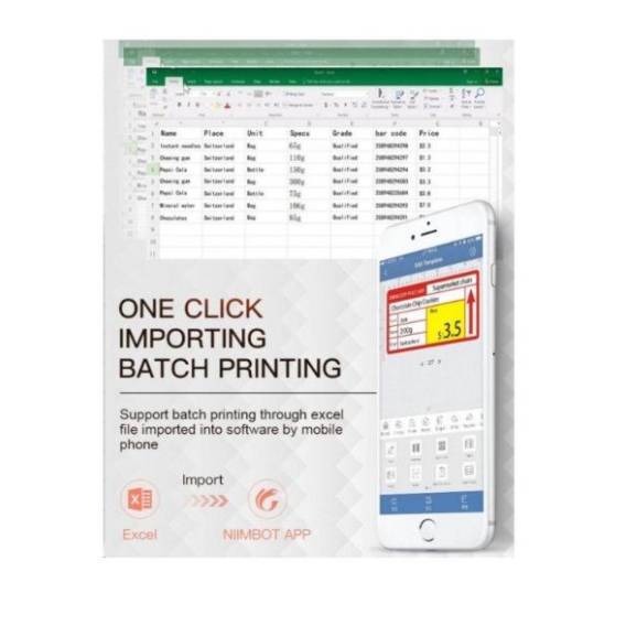 Obrázok pre Tiskárna štítků Niimbot B21 S bílá