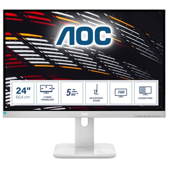 Obrázok pre AOC P1 24P1/GR LED display 60,5 cm (23.8") 1920 x 1080 px Full HD Šedá