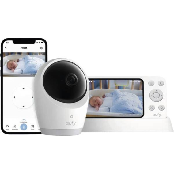 Obrázok pre Eufy Baby Monitor E21 Černá, Bílá