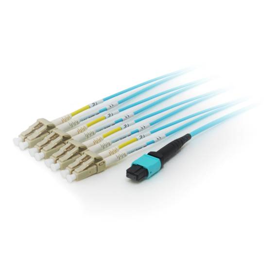 Obrázok pre Equip 25556807 InfiniBand a optický kabel 20 m MTP 4x LC Azurová