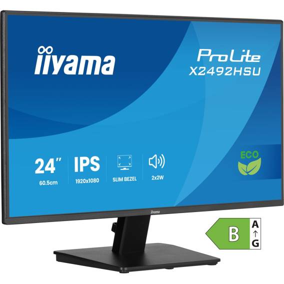 Obrázok pre iiyama ProLite X2492HSU-B1 počítačový monitor 61 cm (24") 1920 x 1080 px Full HD LED Černá
