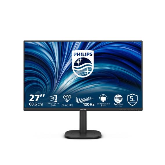 Obrázok pre Philips 27B2N3500J/00 počítačový monitor 68,6 cm (27") 2560 x 1440 px 2K LCD Černá