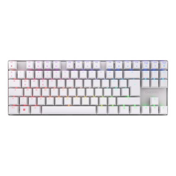 Obrázok pre CHERRY MX 8.2 TKL Wireless RGB klávesnice Hraní USB + RF Wireless + Bluetooth QWERTZ Německý Bílá