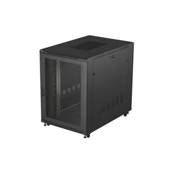 Obrázok pre 19" 22U 800x1200 black standing rack cabinet