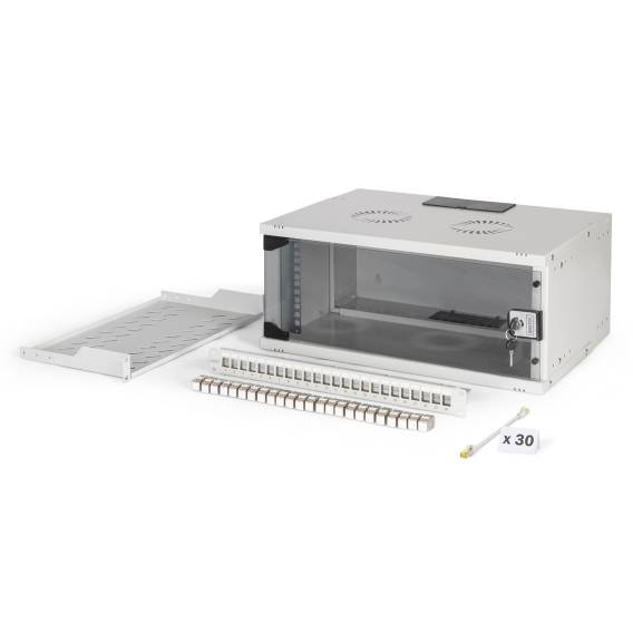 Obrázok pre Digitus DN-49200-SET rack 4U Nástěnný regál Šedá