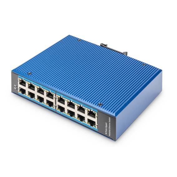 Obrázok pre Digitus DN-651129 síťový přepínač Nespravované Gigabit Ethernet (10/100/1000) Modrá