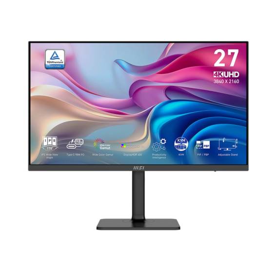 Obrázok pre MSI MODERN MD272UPHGDE počítačový monitor 68,6 cm (27") 3840 x 2160 px 4K Ultra HD Černá