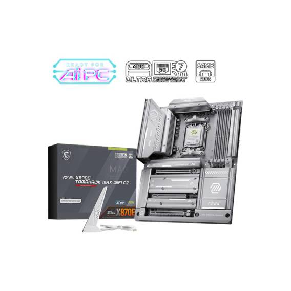 Obrázok pre MSI MAG X870E TOMAHAWK MAX WIFI PZ základní deska AMD X870E Zásuvka AM5 ATX