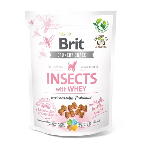 Obrázok pre BRIT Care Crunchy snack Puppy Insects - pamlsek pro psa - 200g