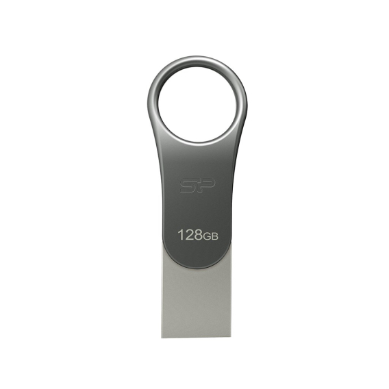 Obrázok pre Silicon Power Mobile C80 USB paměť 128 GB USB Type-A / USB Type-C 3.0 (3.1 Gen 1) Titanium