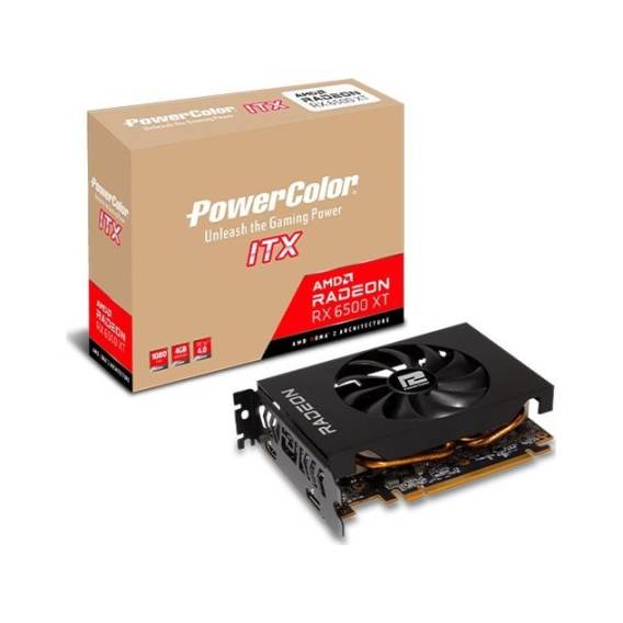 Obrázok pre PowerColor AXRX 6500XT 4GBD6-DH grafická karta AMD Radeon RX 6500 XT 4 GB GDDR6