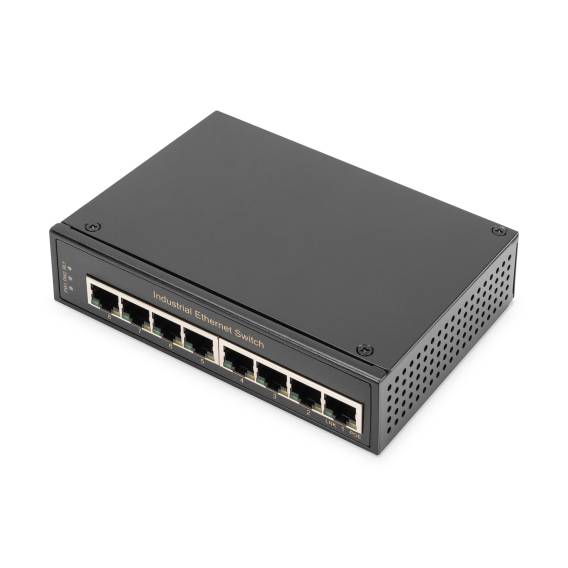 Obrázok pre Digitus DN-651108 síťový přepínač Nespravované Gigabit Ethernet (10/100/1000) Černá