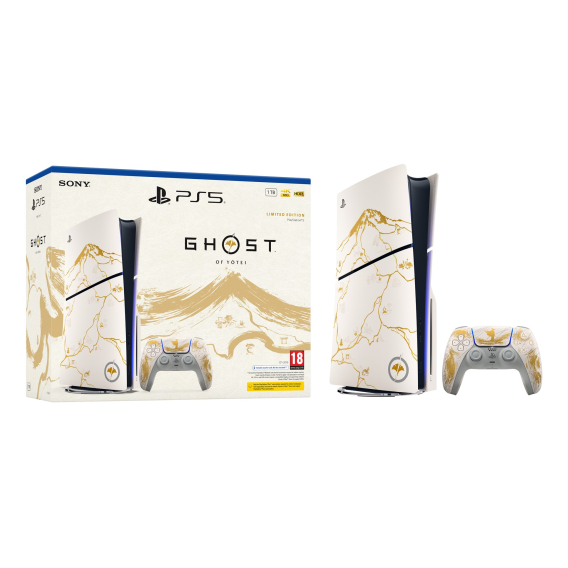 Obrázok pre Sony PlayStation 5 - Ghost of Yotei Gold Limited Edition 1,02 TB Wi-Fi Černá, Bílá