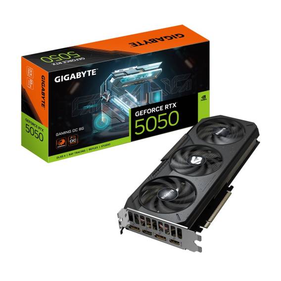 Obrázok pre GIGABYTE GeForce RTX 5050 GAMING OC 8G NVIDIA 8 GB GDDR6