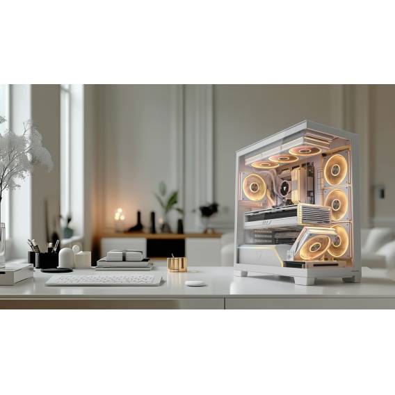 Obrázok pre Počítačová skříň MODECOM VOLCANO STELLAR PLUS MIDI Bílá