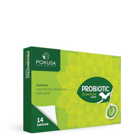 Obrázok pre POKUSA Probiotic Forte GreenLine - probiotika pro psy - 14 ks