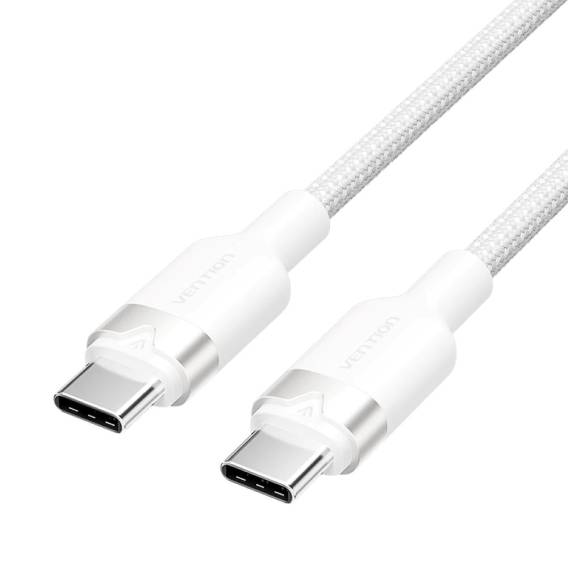 Obrázok pre USB-C kabel na C Vention oplot 3A 480Mbps 60W 1m WH