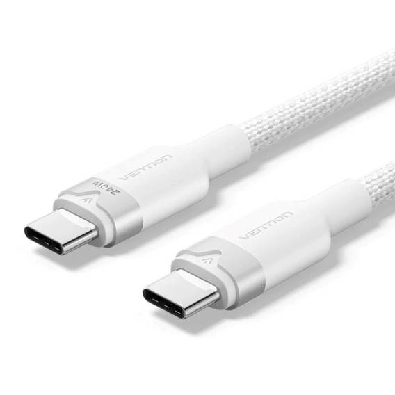 Obrázok pre Kabel USB-C na C Vention USB 2.0 5A 240W 1m BK