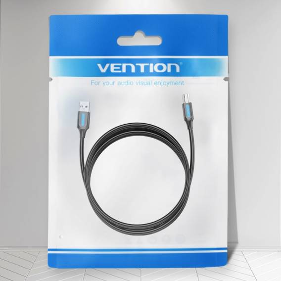 Obrázok pre Vention COQBJ USB kabel USB 2.0 0,5 m USB A USB B Černá
