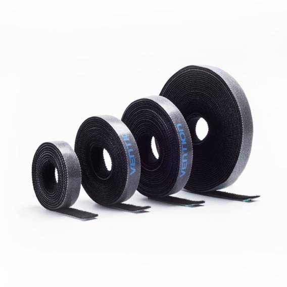 Obrázok pre Vention KAABA vázací páska Stahovací páska typu Hook & loop Nylon Černá 1 kusů