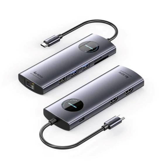 Obrázok pre Dokovací stanice Vention 9v1 MST USB-C 4K 100 W 5 Gbps
