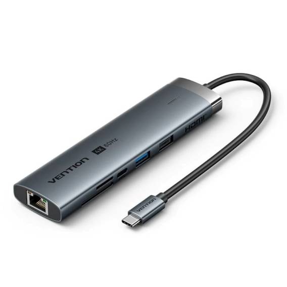 Obrázok pre Dokovací stanice Vention USB-C 8v1 4K 60Hz 100W