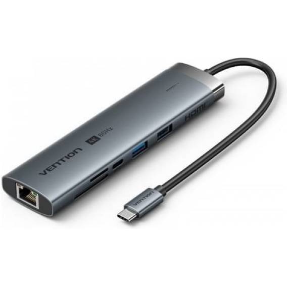 Obrázok pre Dokovací stanice Vention USB-C 9v1 4K 60Hz 100W