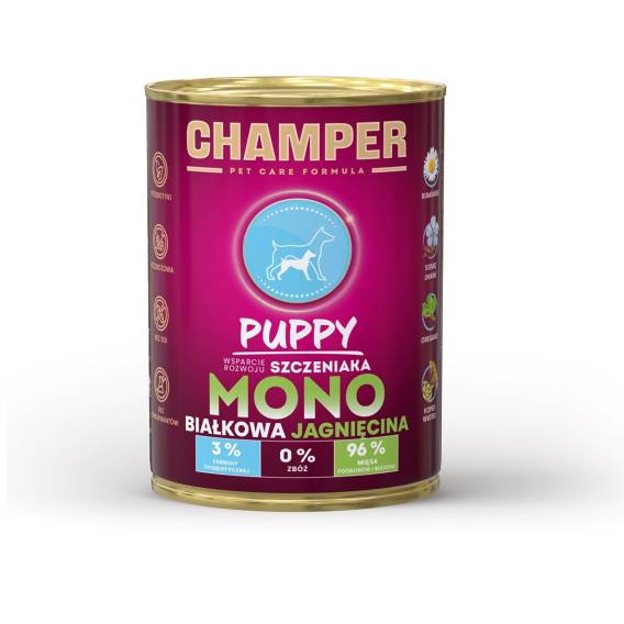 Obrázok pre CHAMPER Puppy Monoprotein Lamb - vlhké krmivo pro psy - 400g