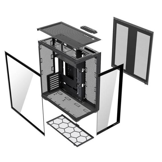 Obrázok pre Počítačová skříň MODECOM Volcano SPACE XL FULL TOWER NF Černá
