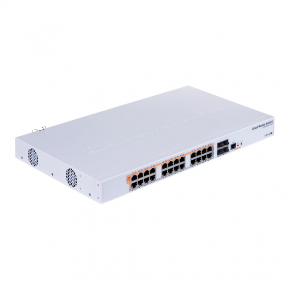 Obrázok pre Mikrotik CRS328-24P-4S+RM síťový switch Managed L2/L3 Gigabit Ethernet (10/100/1000) White 1U Power over Ethernet (PoE)